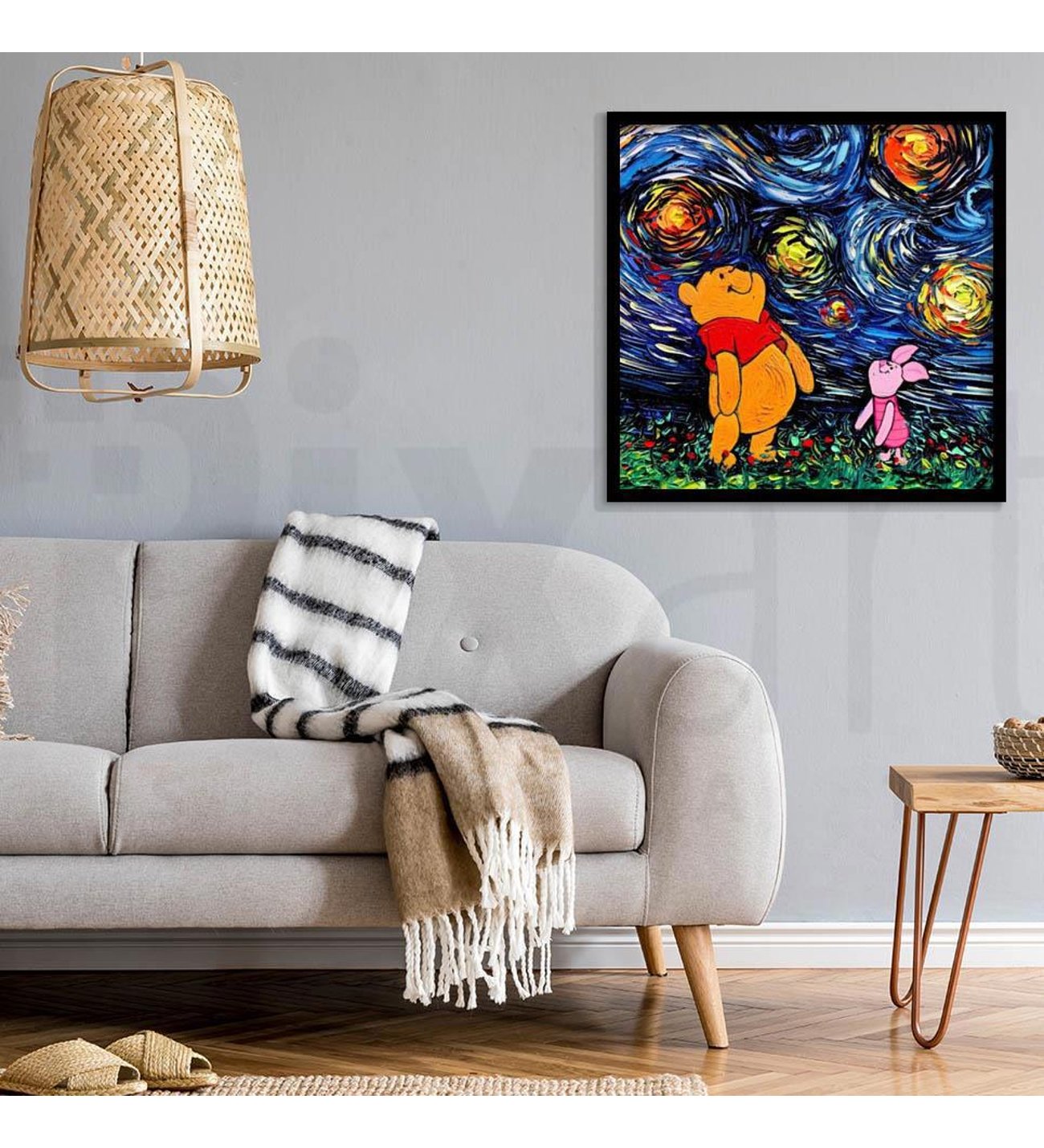 Winnie The Pooh 50x50 PixArt Sanat Elmas Mozaik Tablo Diamond Türkiye