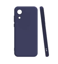 Samsung Galaxy A03 Core Kılıf Kamera Korumalı Silikon Rubber Arka Kapak (Lacivert)
