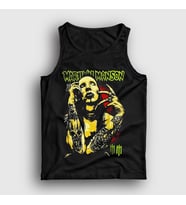 Presmono Unisex Siyah Poster Marilyn Manson Atlet 550870tt