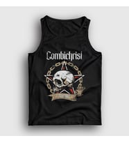 Presmono Unisex Siyah Skull Combichrist Atlet 440171tt