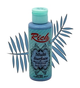 Rich Multi Surface Her Yüzey İçin Akrilik Boya 120 cc. 2190 KAROLİNA MAVİ 