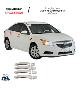 CHEVROLET CRUZE SEDAN KROM KAPI KOLU 4 KAPI 2009 ve Üzeri Paslanmaz Çelik