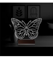 Luvivia Kelebek 3D Lamba - Masa Gece Lambası