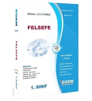 Egem Eğitim Yayınları 1. Sınıf 1. Yarıyıl Felsefe Hedef Sorular Konu Anlatımlı - Kod 115 / 9786055424961 (Çok Renkli)