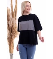21113690 Süprem Reflektörlü Kısa Kol T-Shirt SIYAH (Siyah)