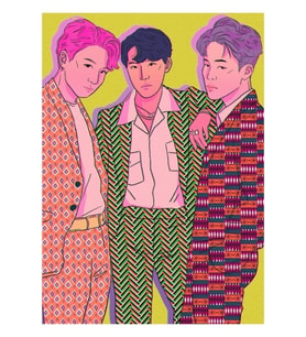 Idol Tablo Ahşap Poster Dekoratif Kod5886
