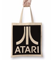Atari Logo Oyun Game Over Bez Çanta Uzun Saplı