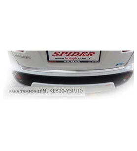 Nissan Qashqai Uyumlu J10 Arka Tampon Eşiği Krom 2007-2013