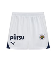 Puma Fsk Shorts  Jr Fenerbahçe Sk 2024/2025 Çocuk Futbol Şortu 77538304 Beyaz