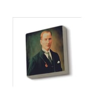 Mustafa Kemal Atatürk Baskılı Taş Magnet 5X5