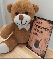 Kahverengi ayıcık Ve Poster Pano