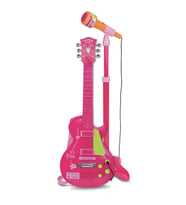 Nessiworld Elektronik Ayaklı Mikrofonlu Pembe Gitar