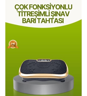 Titreşimli Egzersiz Platformu Evde Fitness ve Kas Güçlendirme