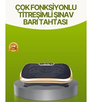 Titreşimli Egzersiz Platformu Evde Fitness ve Kas Güçlendirme