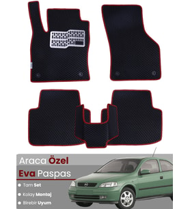 OPEL ASTRA G (1998-2004) Uyumlu EVA Paspas Tam Set–Araca Özel,Kolay Montaj,Su Geçirmez