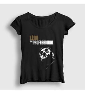 Presmono Kadın Siyah Cover Film Leon T-Shirt 246898tt