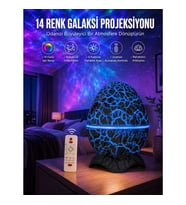Mey İthalat® Yumurta Şeklinde Su Dalgalı Bluetooth Speaker Lamba Renkli Şarjlı Yeni Nesil