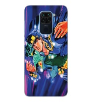 Xiaomi Redmi NOTE 9 Uyumlu JoJo's Bizarre Adventure Tasarımlı Şeffaf Telefon Kılıfı