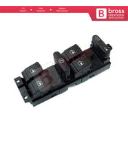 VW Passat B5 Golf MK4 5 Bora Jetta Seat Toledo MK2 Leon 1 İçin Ön Sol Dörtlü Cam Açma Düğmesi 9-Pin
