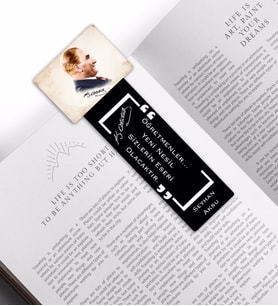 BK Gift Kişiye Özel İsimli Atatürk Temalı Ahşap Kitap Ayracı-11