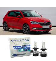Skoda Fabia Tek Göz Far İçin Ampulü H4 Access Yeni Seri Beyaz 2014-2021