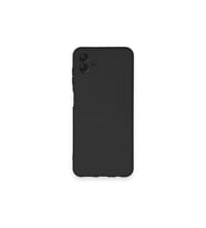 Newface Samsung Galaxy A04 Kılıf Nano İçi Kadife Silikon - Siyah