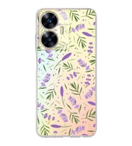 PrintiFy Realme C55 ile Uyumlu Water Color 3  Kamera Korumalı Şeffaf  Kılıf
