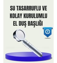 Masaj Ve Yağmur Modlu Su Tasarruflu Duş Başlığı