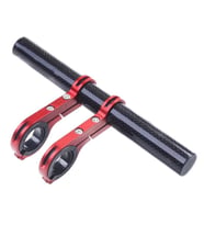 M365 Elektrikli Scooter İçin Gidon Montaj Ek Bar 20cm Karbon Boru Kırmızı