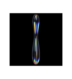 Twilight Gleam Glass Dildo- Double Delight Çift Taraflı Cam Dildo