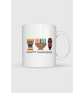 Happy Kwanzaa Tasarımlı Kupa Bardak