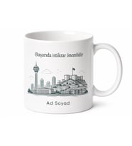 Ankaralı Ofis Çalışanına Özel Kupa Bardak Hediye Baskılı Porselen Mug