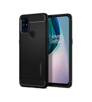 Spigen OnePlus Nord N10 5G ile Uyumlu Kılıf Rugged Armor Matte Black