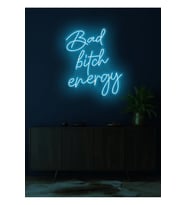 Bad energy Yazılı Neon Tabela