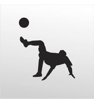 Folyo Sticker Futbol 20cm uzunluk