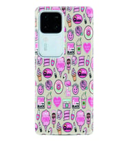 Vivo V30 Kılıf Desenli Silikon Donut Flamingo 1415