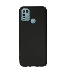 İnfinix Hot 10 Play Kılıf Nano İçi Kadife Silikon - Siyah