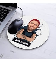 Kişiye Özel Cool Erkek Karikatürlü Mousepad