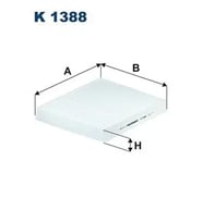 FILTRON K1388 Polen Filtresi 2Q0819644