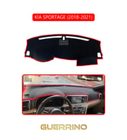 KİA SPORTAGE 2018-2021TORPİDO KORUMA HALISI KIRMIZI KENAR