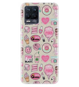 8 8 Pro Kılıf Desenli Silikon Donut Flamingo 1415