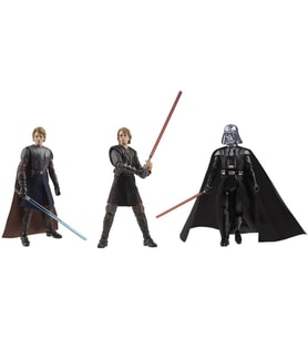 Star Wars Vintage Koleksiyonu The Journey of Anakin Skywalker'ın Yolculuğu, Star Wars 9,5 cm Premium Koleksiyon Aksiyon Figürü 3'lü Paket G1282 Otantik