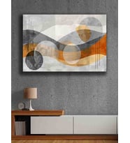 Koç stüdyo Modern tasarım kanvas tablo 50x70 (Çok Renkli)