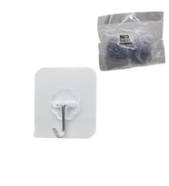 ASKI 10PCS TEKLİ METAL UÇLU MİKA KRİSTAL PLS. TABANLI ŞEFFAF PVC YAPIŞKANLI MONTAJ (5680)