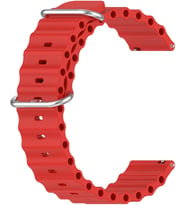 Garmin Venu 3 için Kordon Ocean Band [Venu 3 ile Uyumlu Kordon - Kırmızı]