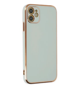 Newface Apple iPhone 12 Kılıf Volet Silikon - Açık Yeşil