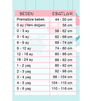 Love Tavşan Desenli Kol Detaylı 3'lü Hırkalı Kız Bebek Takım (Açık Pembe)