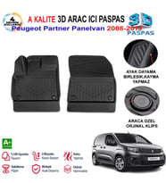 Peugeot Partner Panelvan 3D Paspas Havuzlu Pro 2008-2019 Arası