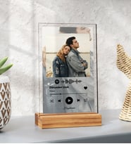 Kişiye Özel Spotify Barkodlu Plak Tablo (Model 1)