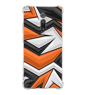 Xiaomi Redmi K20 Pro Köşe Korumalı Antişok Kapak Grafiti Tasarımlı Şeffaf Silikon Kılıf